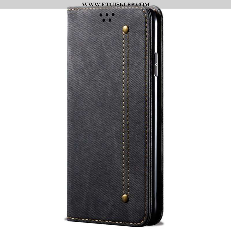 Etui Na Telefon do Xiaomi Redmi Note 11 Pro / 11 Pro 5G Etui Folio Tkanina Dżinsowa